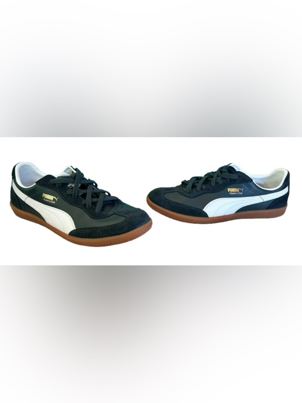 MEN’S PUMA SUPER LIGA OG RETRO SNEAKERS-size 9.5 NAVY/WHITE -